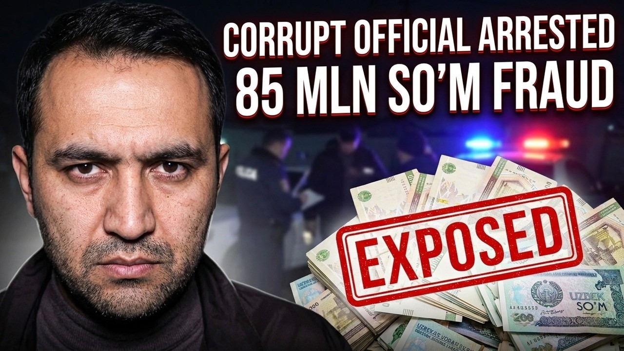 IJQKD katta tezkor vakili qo‘lga olindi: Jizzaxda 85 mln so‘mlik firibgarlik fosh etildi
