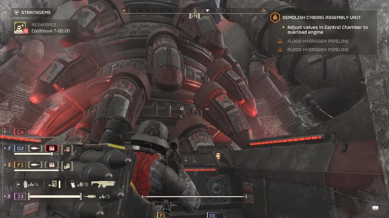 Helldivers 2 Casual gameplay: Cyberstan Cybor Assembly unit Destruction Bots