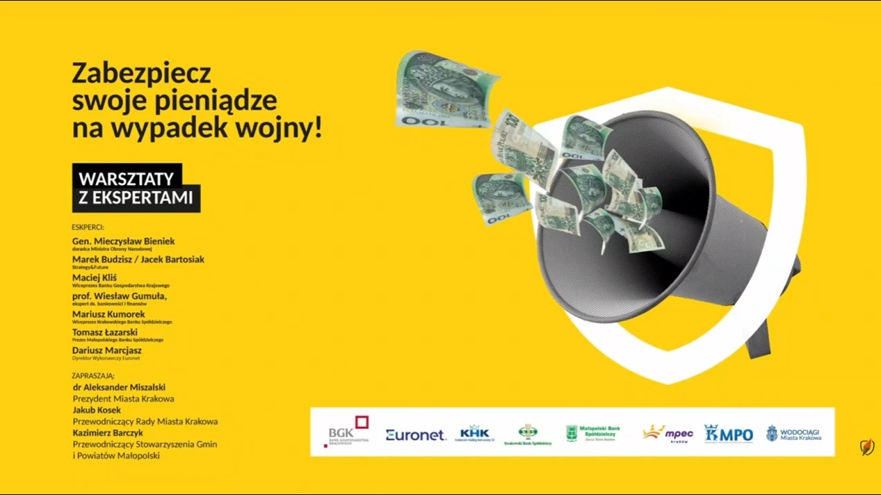 Zabezpiecz swoje pieniądze na wypadek wojny!
