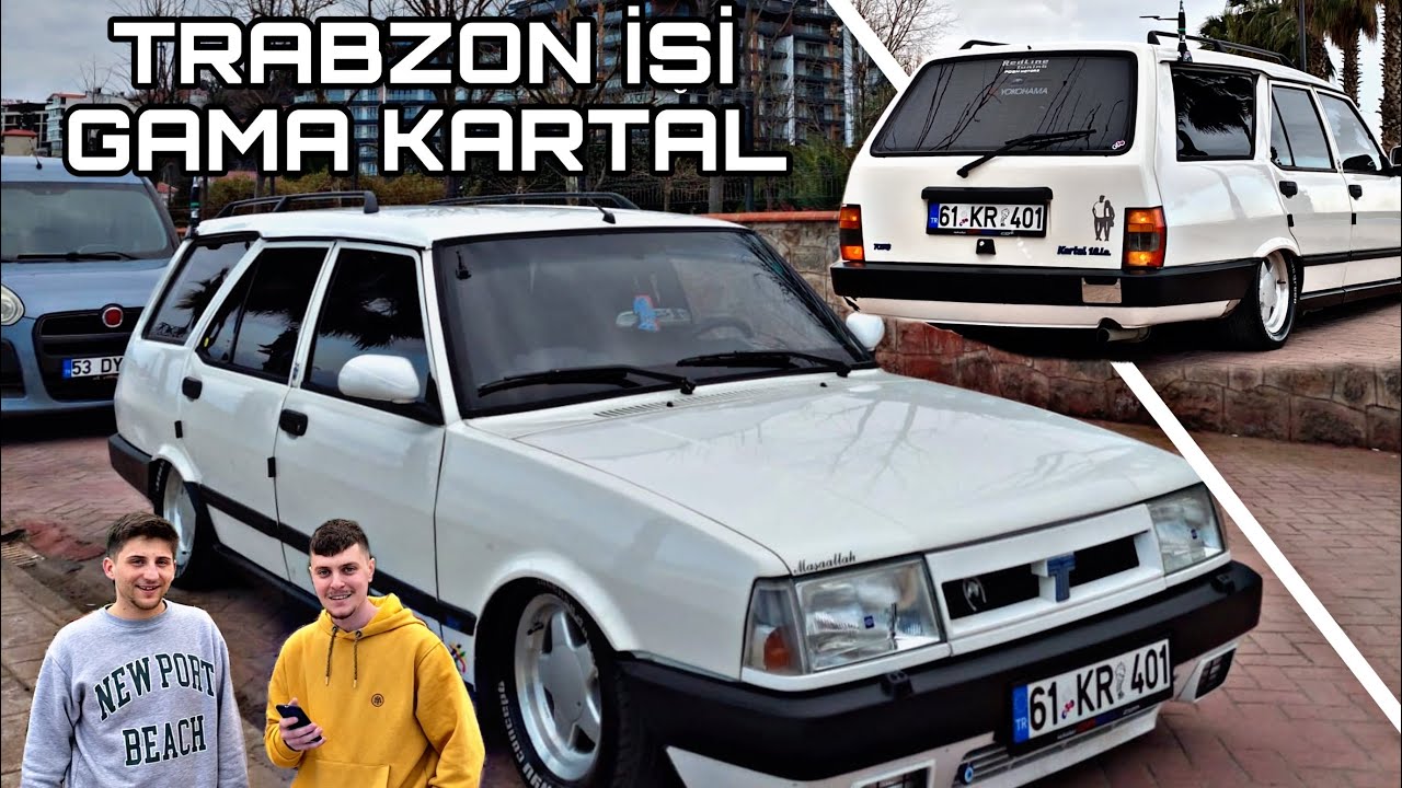 YENİ ARABAM ! | TOFAŞ KARTAL 1.6 İE | TRABZON İŞİ
