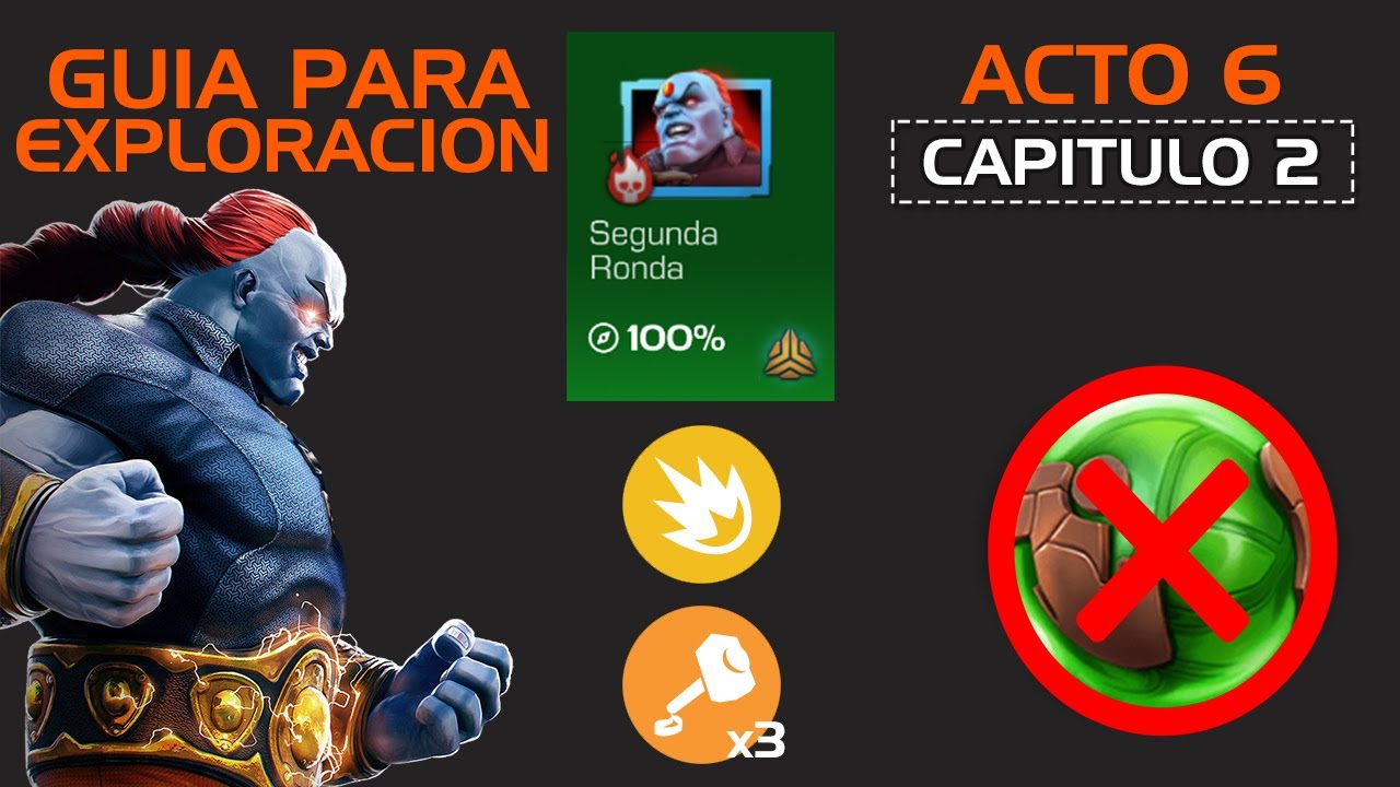 COMO DERROTAR a EL CAMPEON DEL ACTO 6 : CAPITULO 2 | ULTIMO *10%* MOSTRANDO LOS DEDOS | MCOC