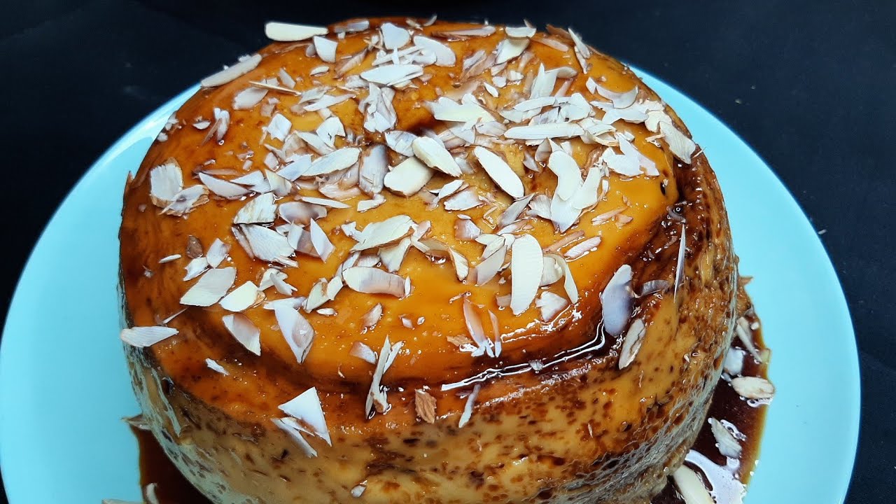 FLANCOCHO DE AMARETTO EN 13 MINUTOS Y SIN HORNO - MICROWOK
