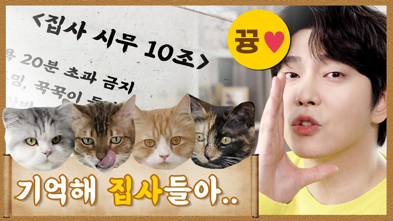 귱집사 윤균상 Pick (☞ﾟヮﾟ)☞ 집사 시무10조 😺 냥집사라면 공감지수 100%일걸...