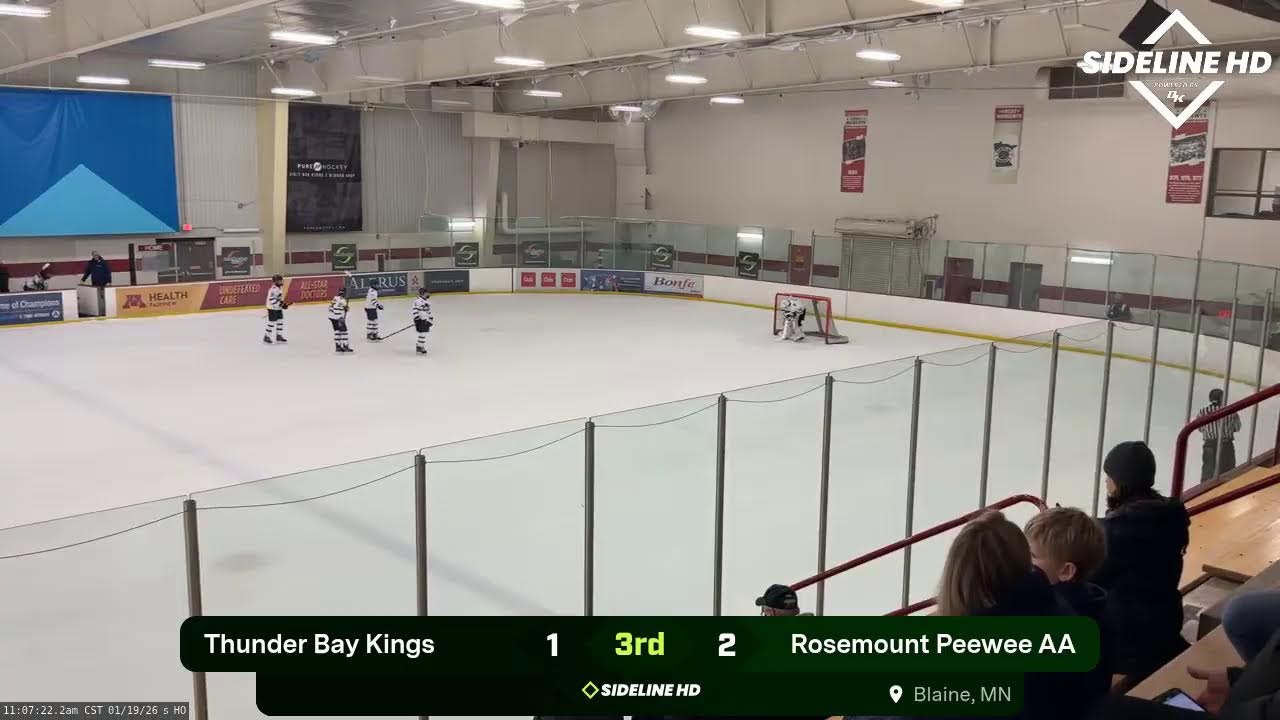 Rosemount Peewee AA vs. Thunder Bay Kings (2026.01.19)
