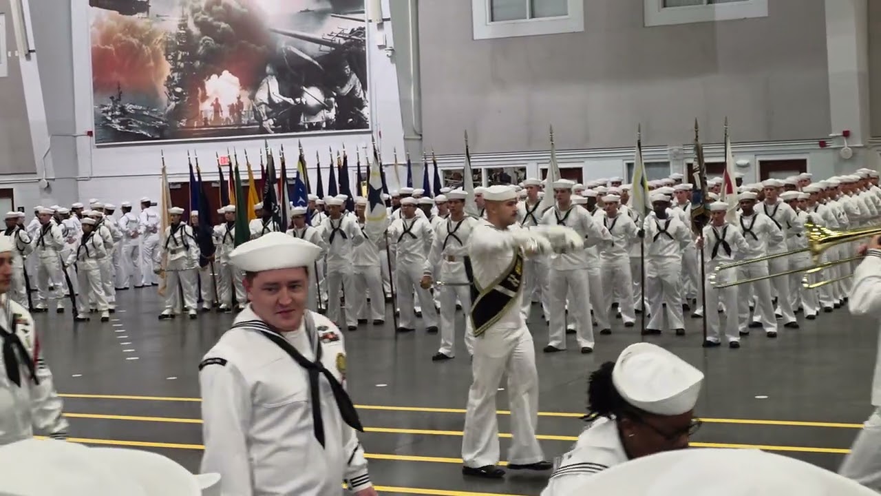 Color Guard March #usnavy #bootcamp #greatlakes