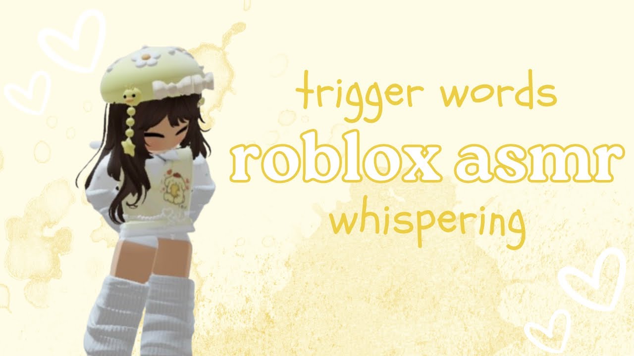 Roblox ASMR | Tingly Trigger Words 👀