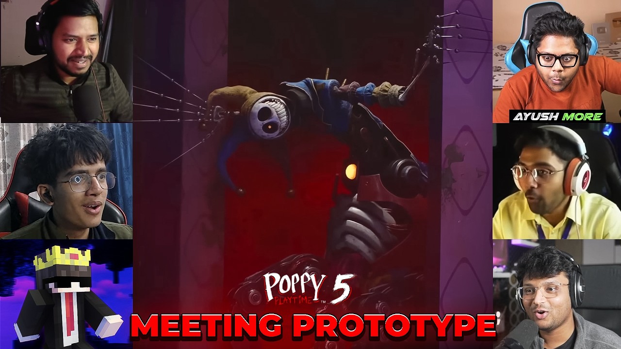 Indian Gamers React to Meeting PROTOTYPE in Poppy Playtime Chapter 5