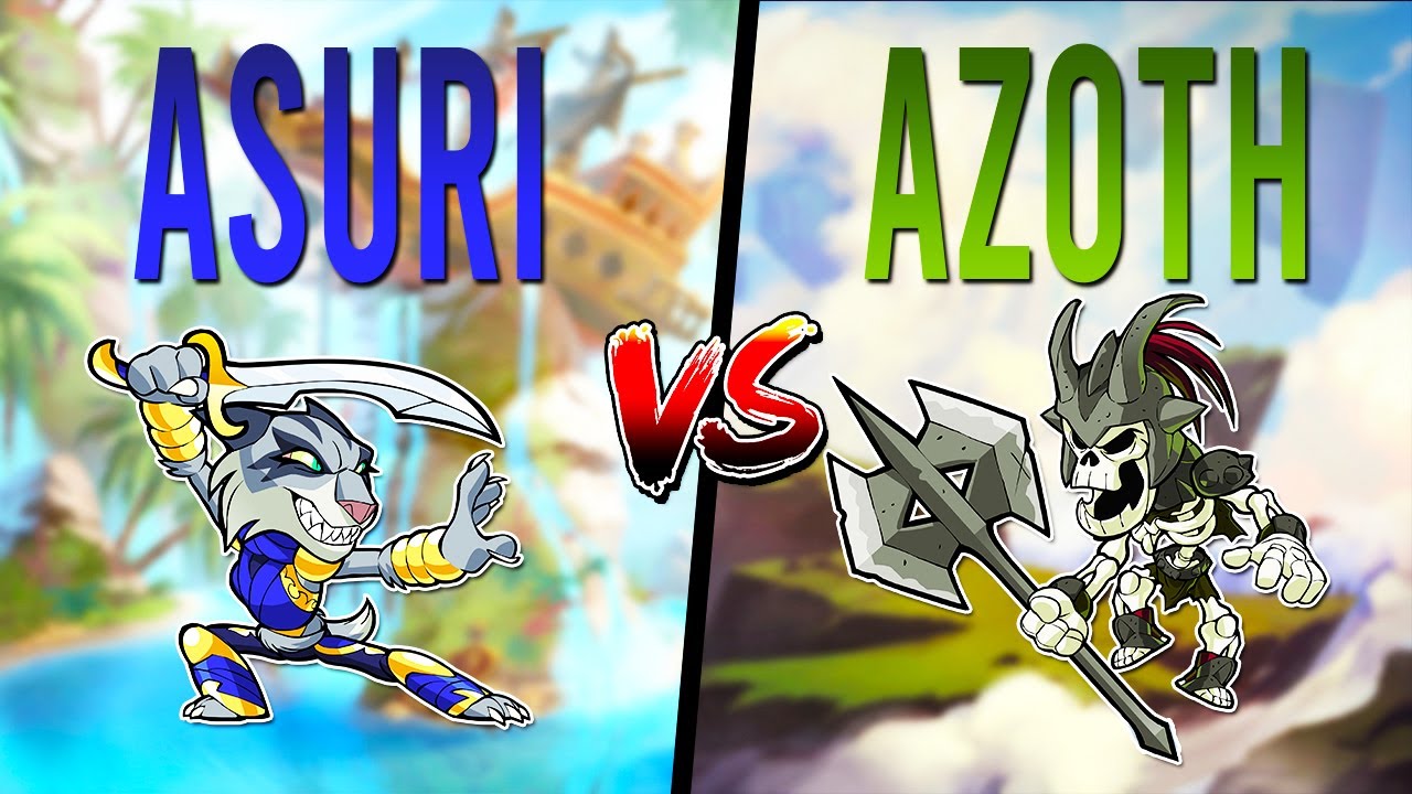 BRAWLHALLA MEJOR LEYENDA ASURI VS AZOTH
