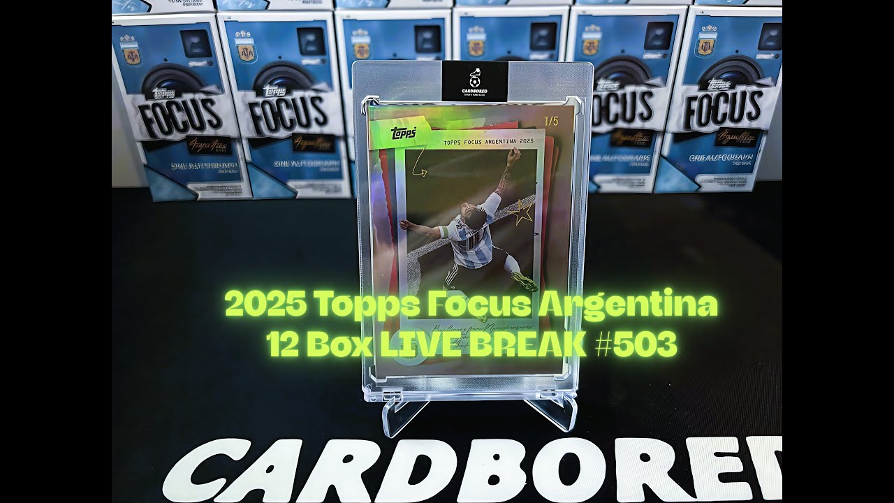 2025 Topps Focus Argentina 12 Box LIVE BREAK #503