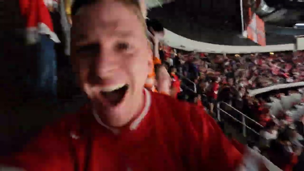 Kent Johnson Golden Goal for Canada WJC 2022 (crowd view)