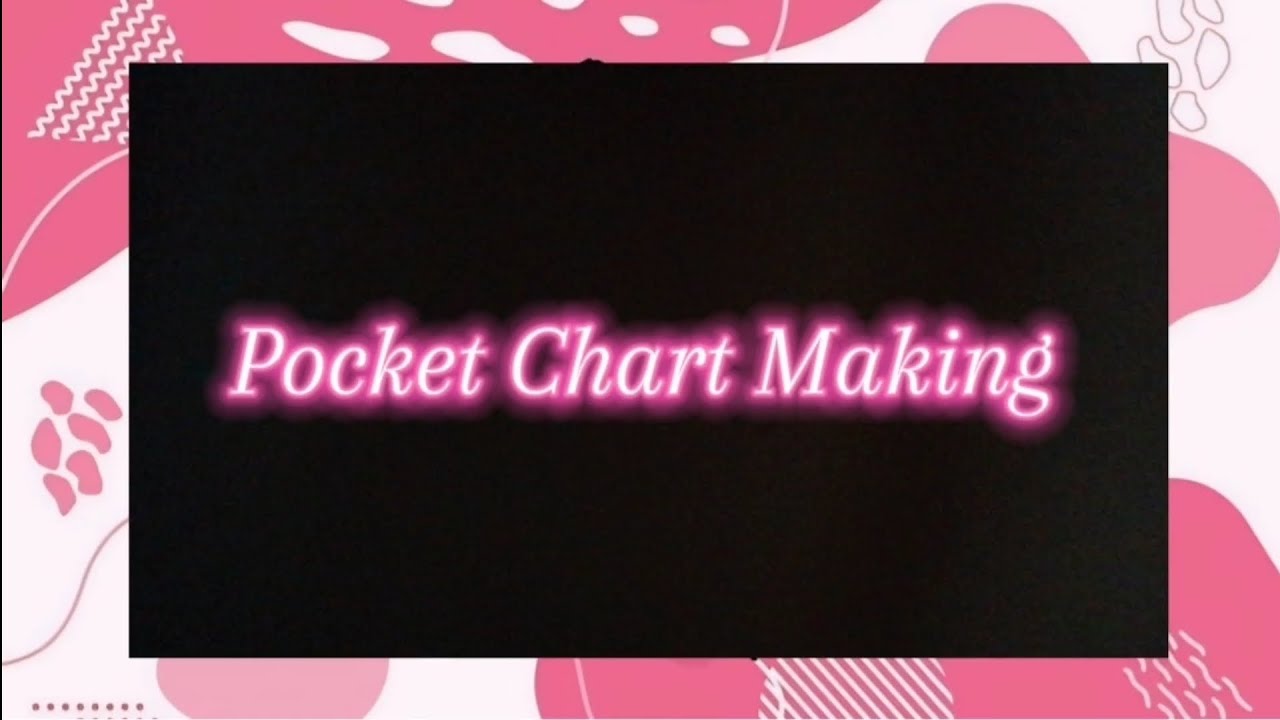 DIY POCKET CHART TUTORIAL