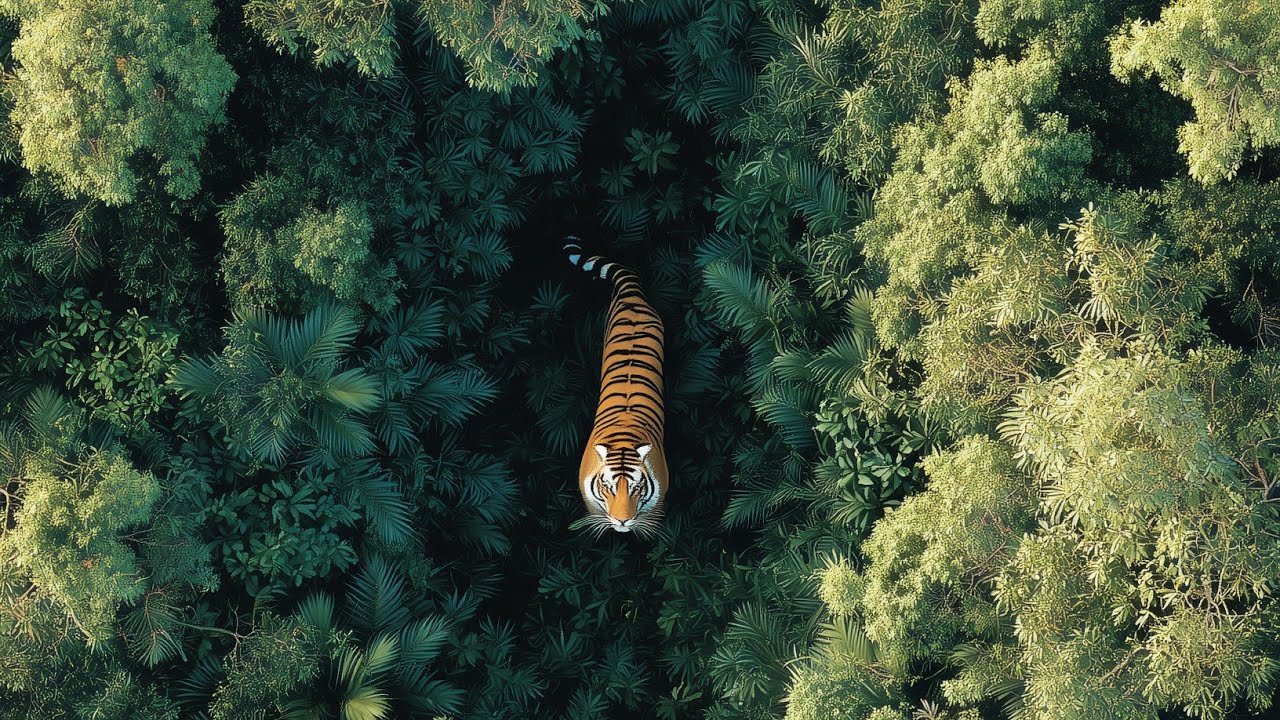 Tiger's Morning 