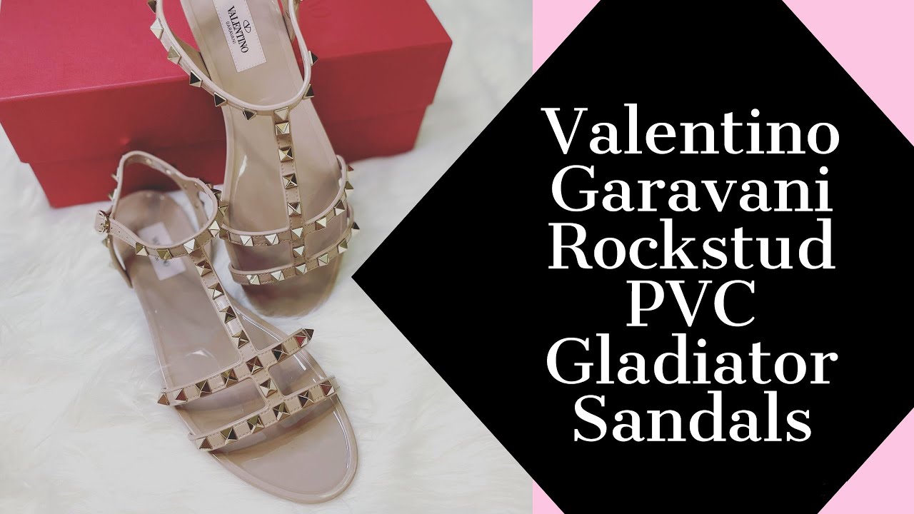 VALENTINO ROCKSTUD SANDALS UNBOXING + REVIEW **No unnecessary Chatter**