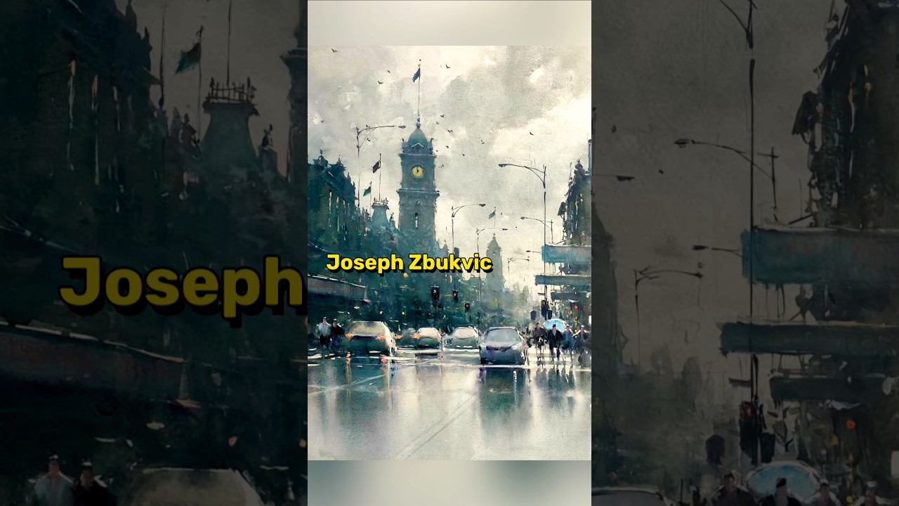 Breathtaking Cityscapes in Watercolor &ndash; Artist Joseph Zbukvic - Slideshow #watercolor #painting #art