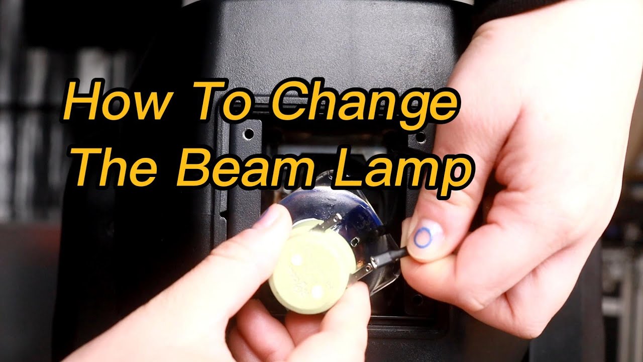 How To Replace A Lamp Of Beam Light