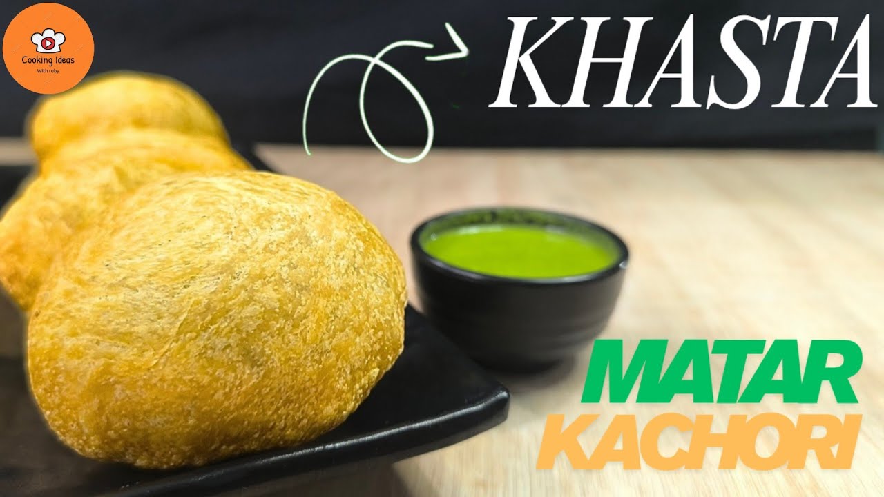 Crispy Matar Kachori at Home 🏠| Street Style Crunch You’ll Love 🤤┃Khasta Matar Kachori Step by Step 
