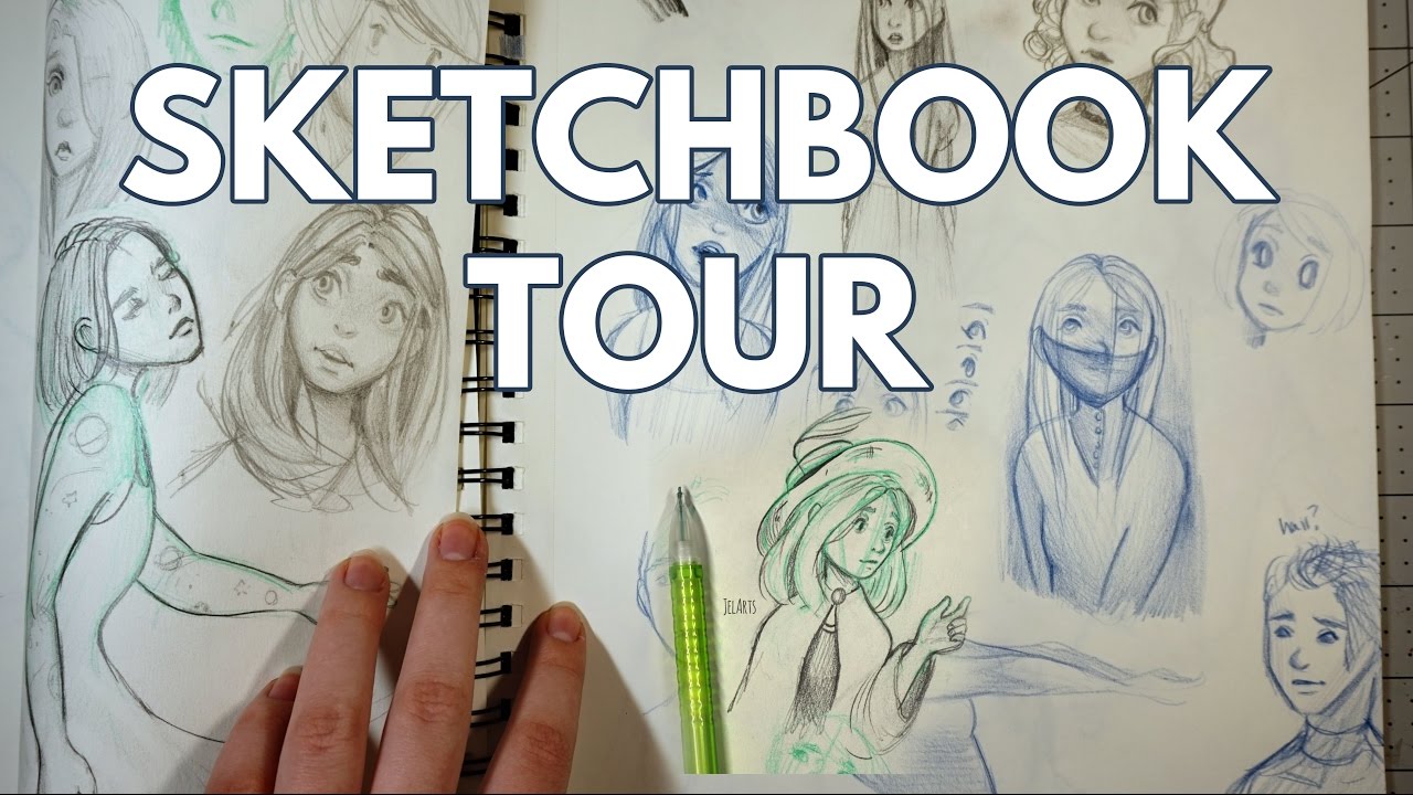 2017 Sketchbook Tour / Flip Through 01