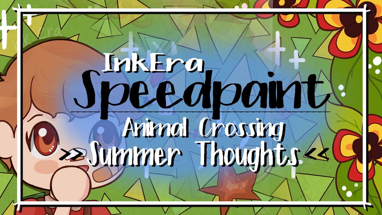 ✪ Summer Thoughts Speedpaint - Animal Crossing - Paint Tool Sai ✪