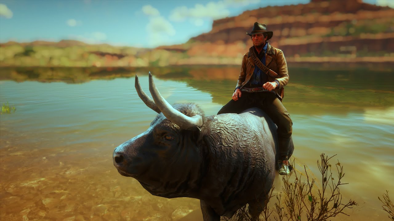 Bull Riding in Red Dead Redemption 2