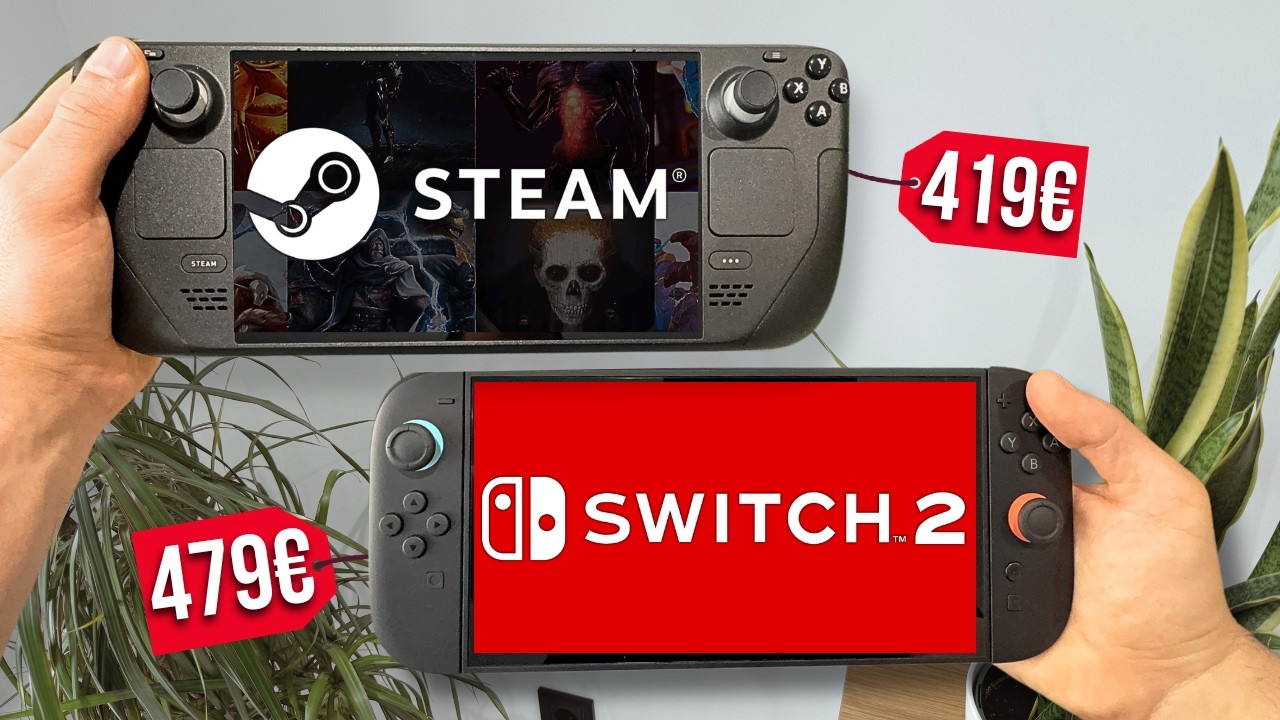 Nintendo Switch 2 VS Steam Deck (LCD y OLED) – ¿En qué gana cada una? (Comparativa)