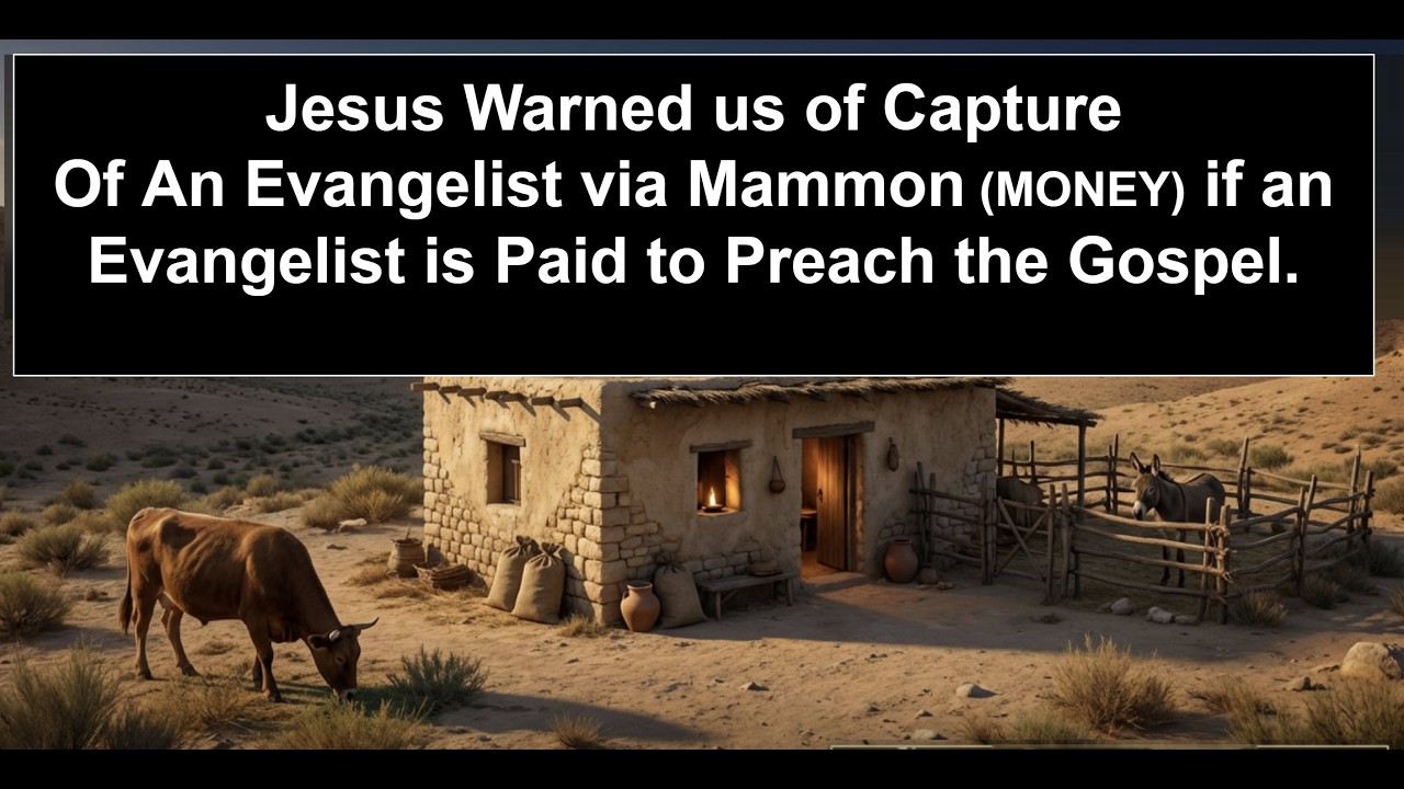 Jesus Says Evangelists Must Not Make their Living by preaching the Gospel - a Command Paul Misstated