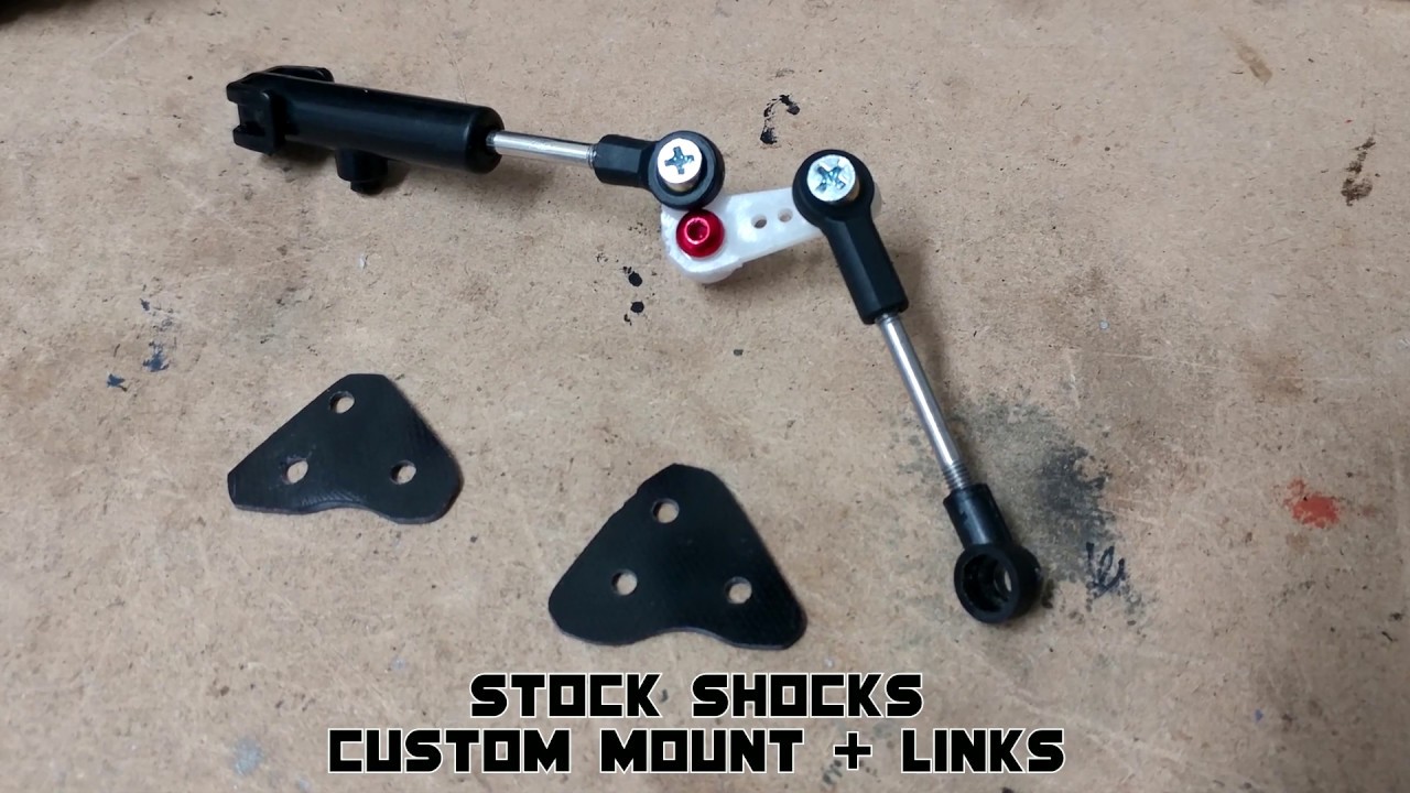 WPL C14 custom cantilever rear suspension setup - How I did it.