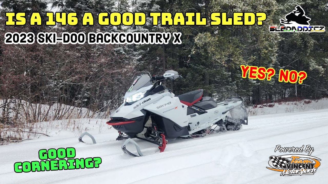 Is a Ski-Doo Backcountry a Good Trail Sled?! | 146 x 137