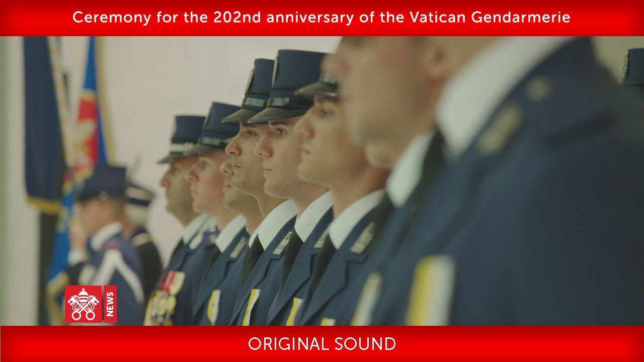 Ceremony for the 202nd anniversary of the Vatican Gendarmerie 2018-09-30