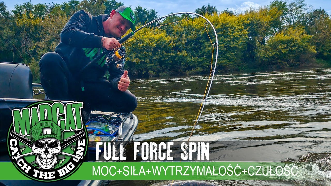MOC + SIŁA + WYTRZYMAŁOŚĆ + CZUOŚĆ wędziska sumowe  🟢⚫ FULL FORCE SPIN // #MADCAT