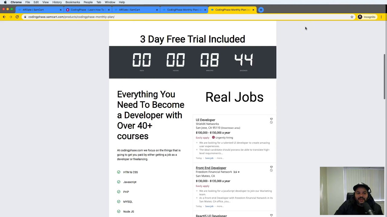3 Day Free Trial For Everyone At CodingPhase.com