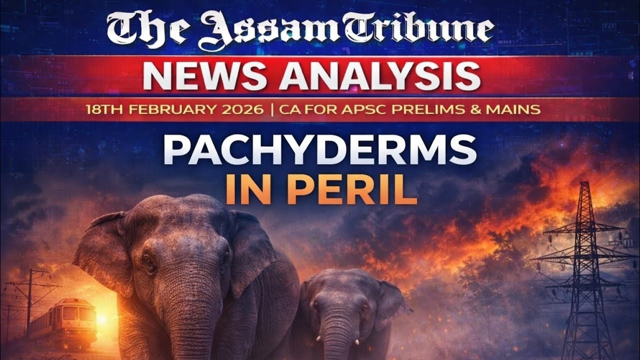 The Assam Tribune Editorial Analysis|Current Affairs For APSC/UPSC | 18th Feb 2026 ||