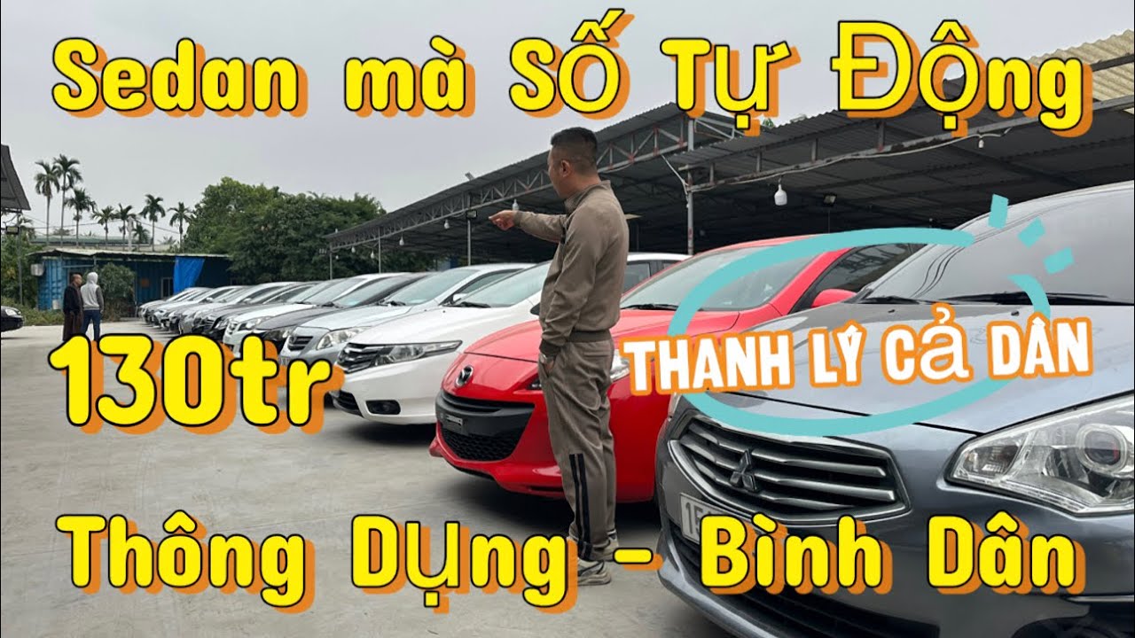 Dàn Xe Số Tự Động - Sedan rộng Dãi - Bình Dân chỉ từ 130tr - Oto cũ giá rẻ 0816662386-0976227726