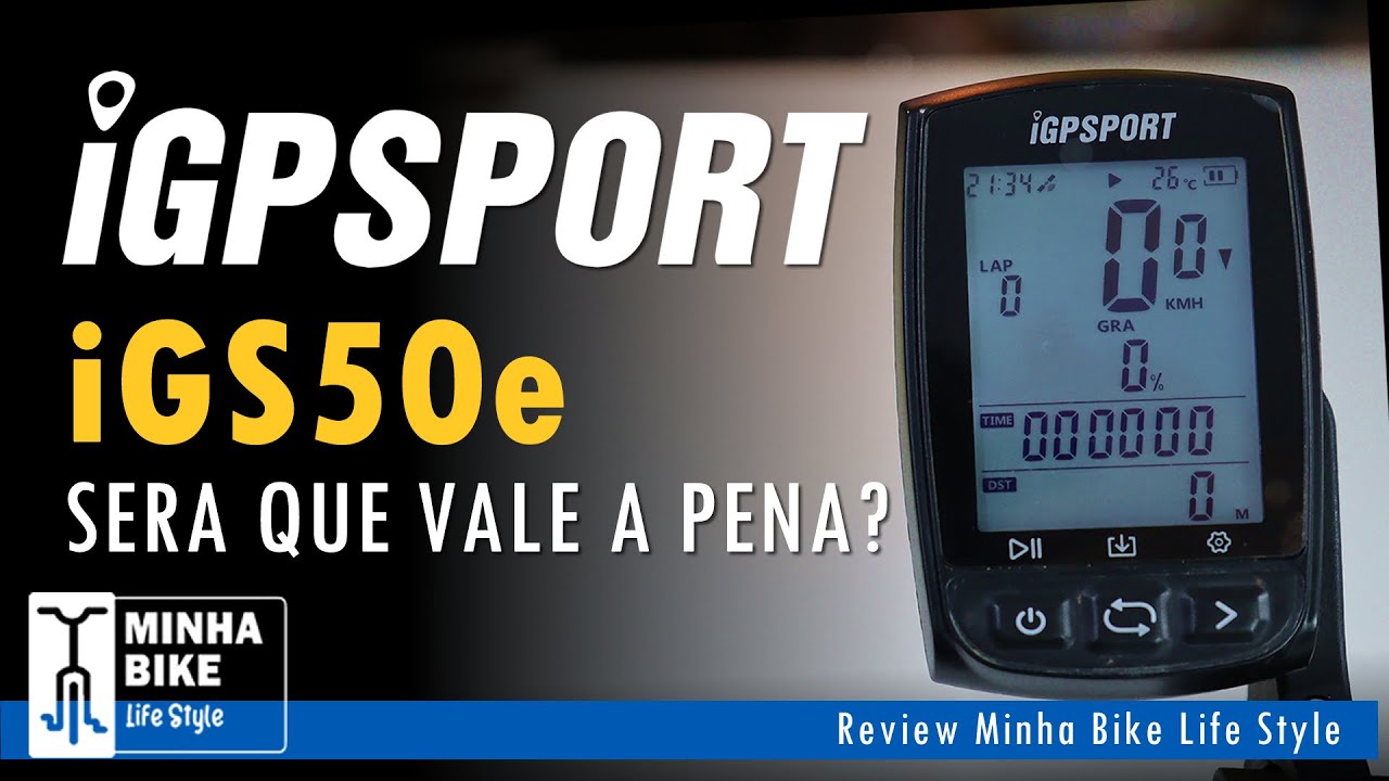 IGS50E GPS para Bike | Ciclocomputador IGPSPORT - Minha Bike Life Style