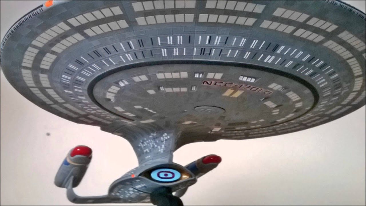 My AMT ERTL Star Trek The Next Generation Enterprise D model