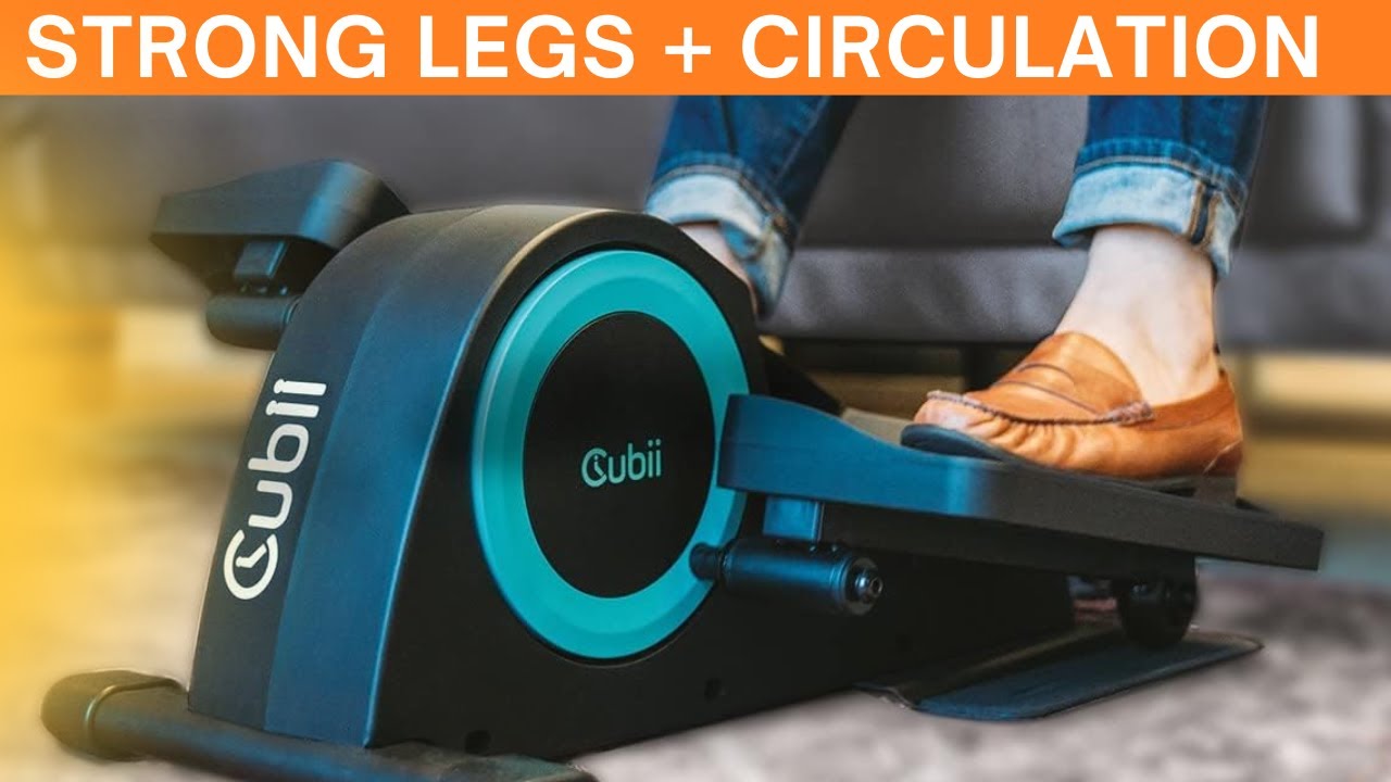 Elliptical Workout - Cubii JR1 - under desk elliptical - Work from Home Fitness, Mini Elliptical