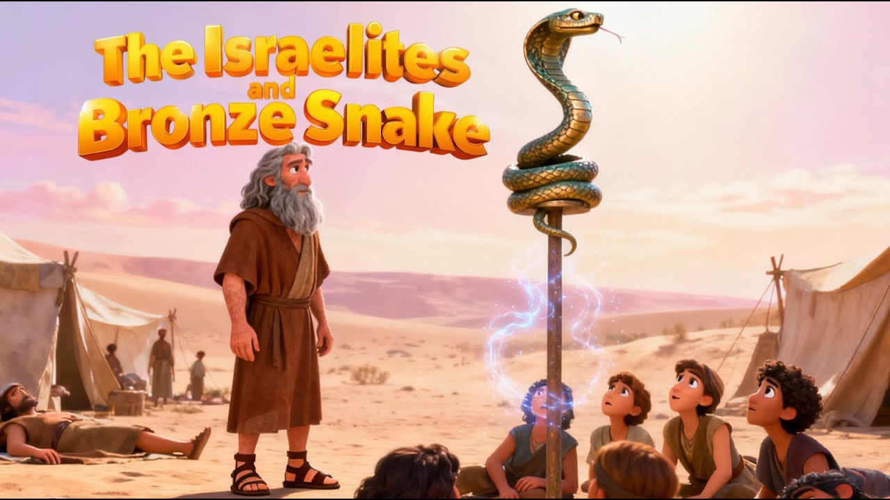 The Israelites and Bronze Snake | Bible Story Cartoon for kids