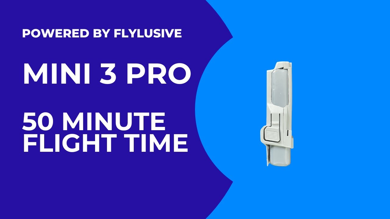DJI Mini 3 Pro 6500mAh Battery Showcase, 50 minute of flight time!