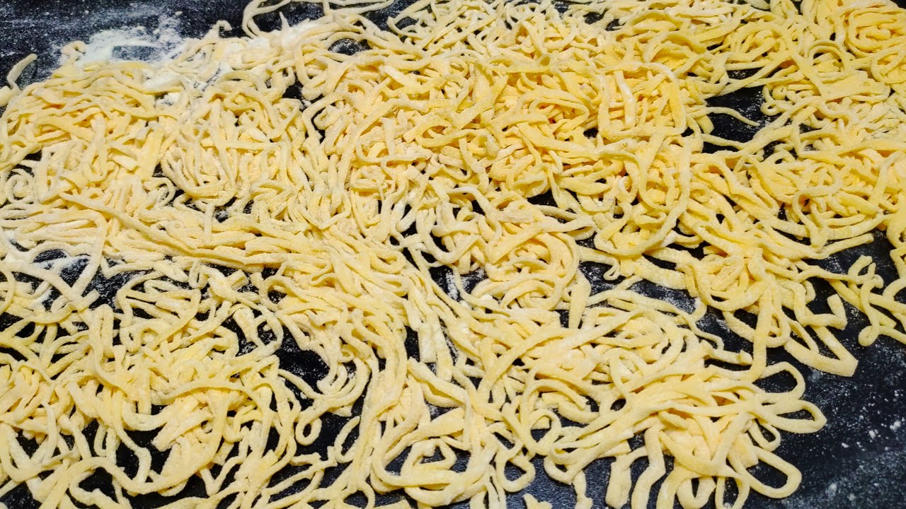 Tallarines caseros de la abuela