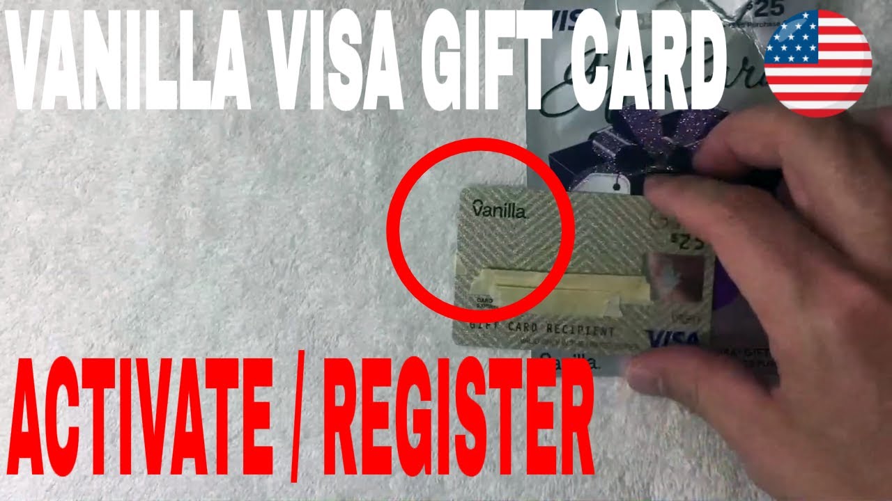 ✅  How To Activate And Register Vanilla Visa Gift Card 🔴