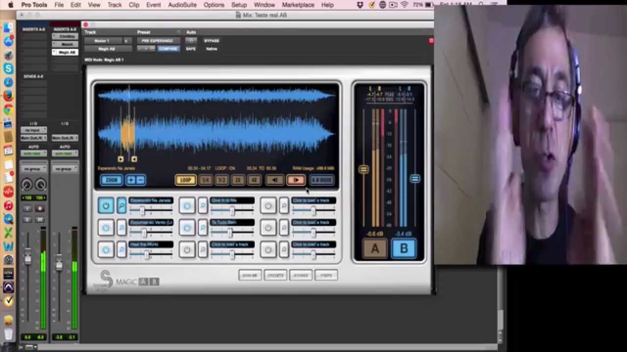 Use o Magic AB como referencia de sua MIX