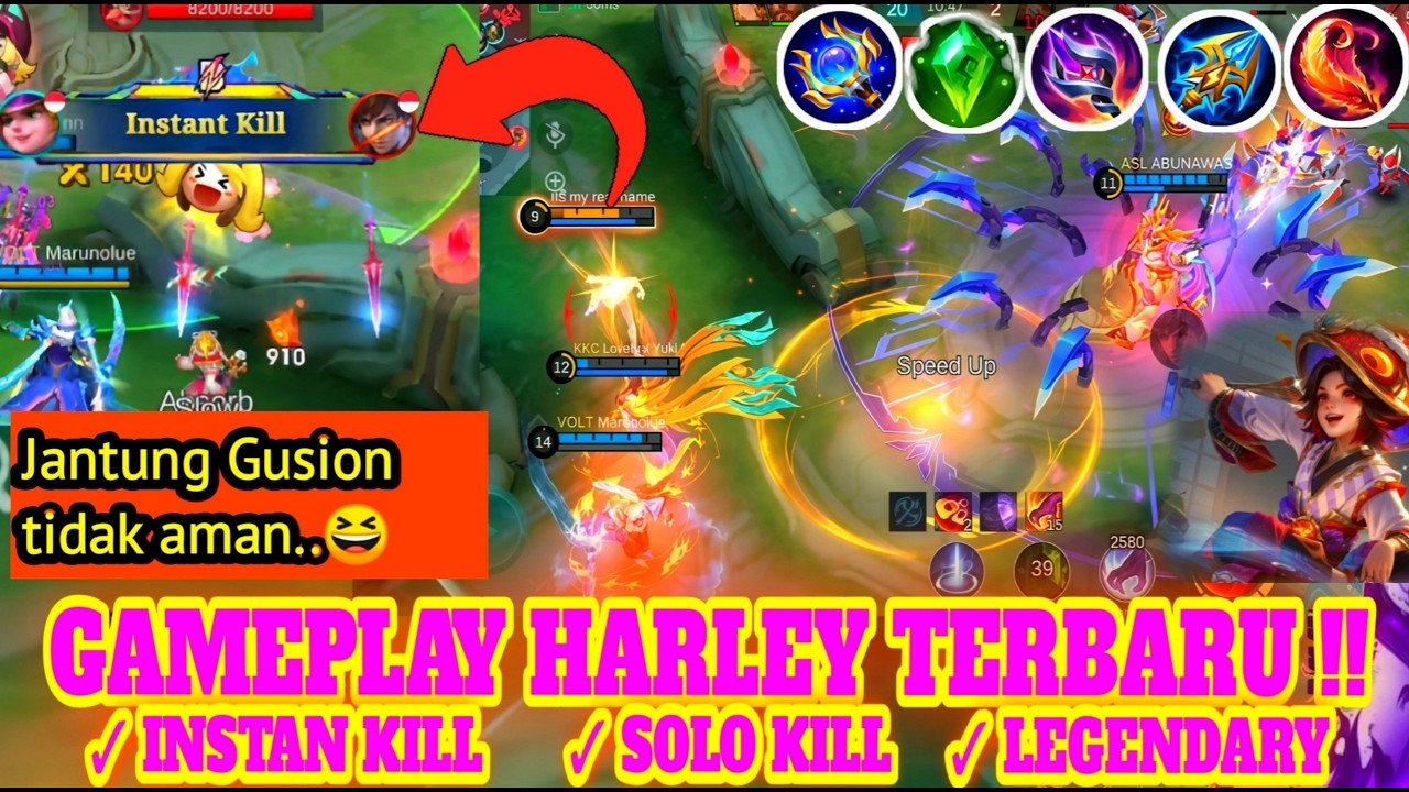 HERO SOLO RANK TERBAIK !! HARLEY IS THE BEST!! #harley #mobilelegends #mlbb #solorank #m7mlbb
