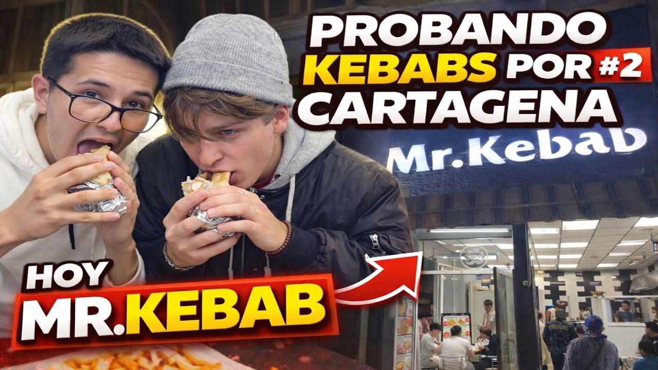 Probando Kebabs por Cartagena #2 🔥¿MR.KEBAB vale la pena?