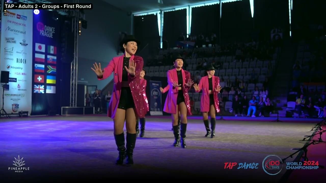【Swingy Tap Dance Ladies】IDO World Tap Dance Championships Adult2 Group 7th Place