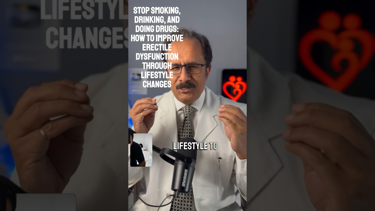 Stop Smoking,Drinking, and Doing Drugs:How to Improve Erectile Dysfunction Through Lifestyle Changes