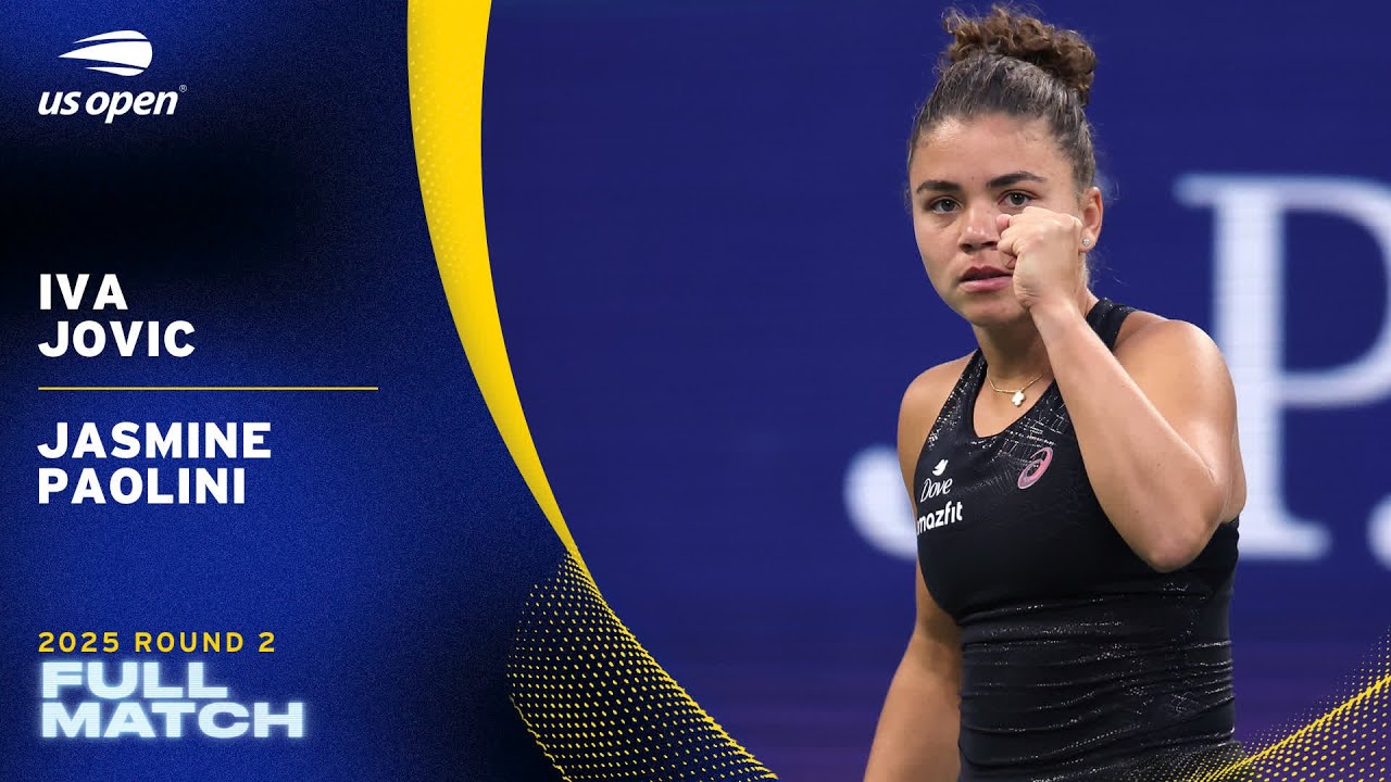 Iva Jovic vs. Jasmine Paolini Full Match | 2025 US Open Round 2
