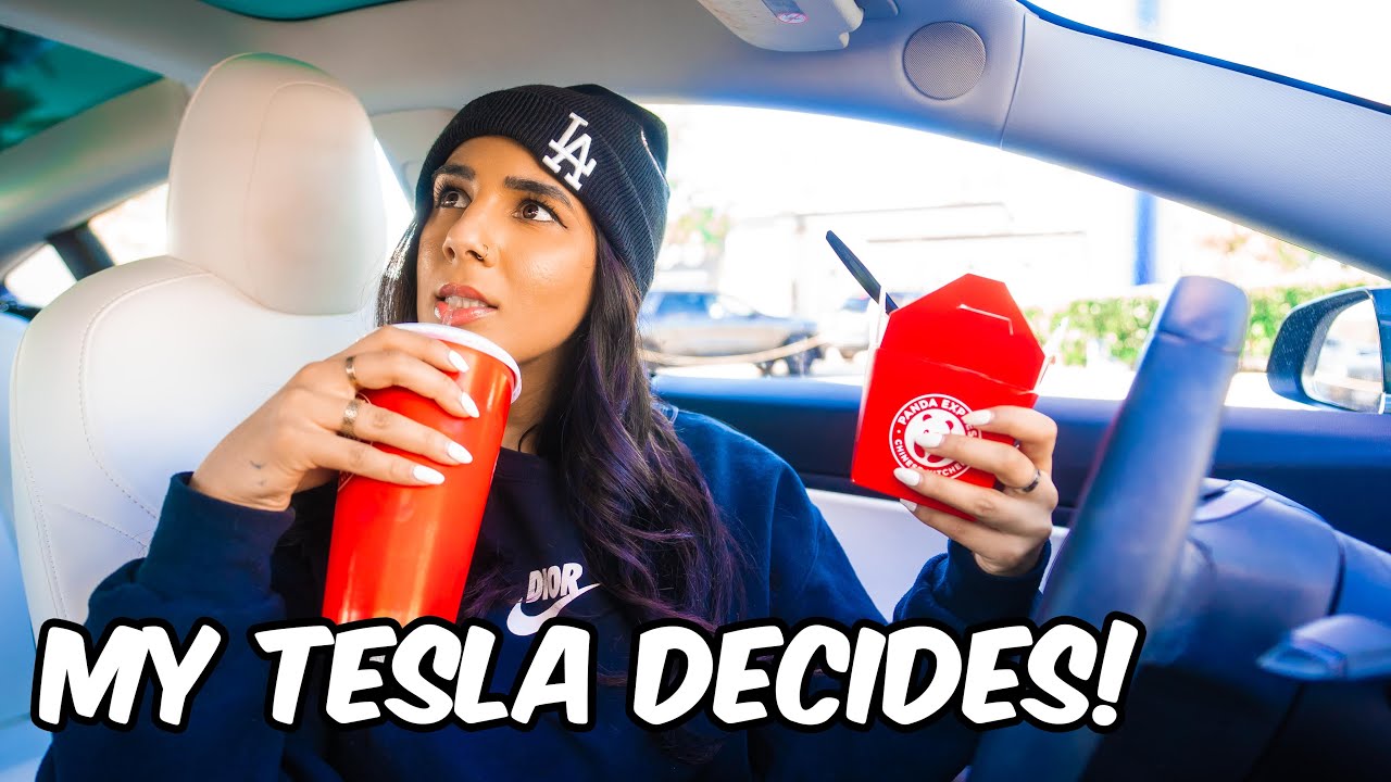Letting Our Tesla Decide What We Eat For 24 HOURS