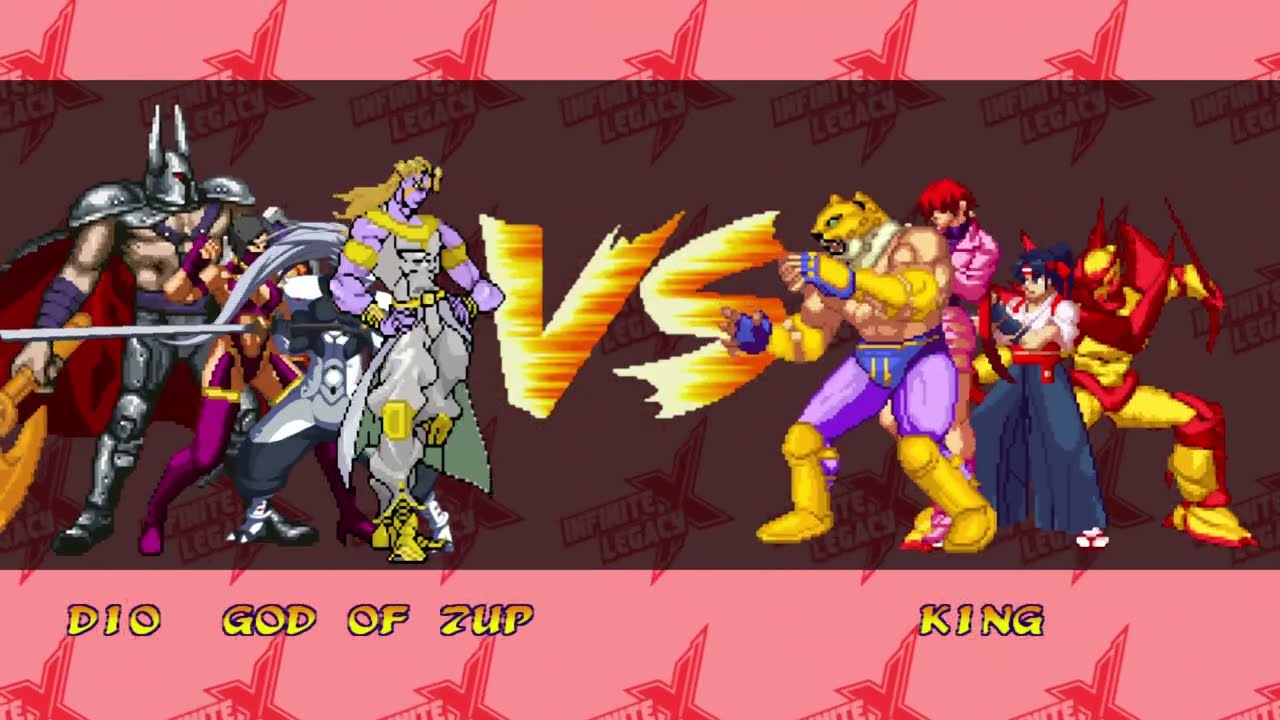 [4K] MUGEN: ETB – Dio 7up, Hakumen, Mileena, Death Adder vs King, Shermie, Kasumi, Dragon Claw