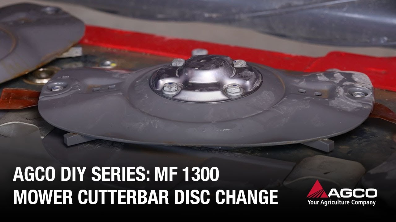 AGCO DIY Series: MF 1300 Mower Cutterbar Disc Change