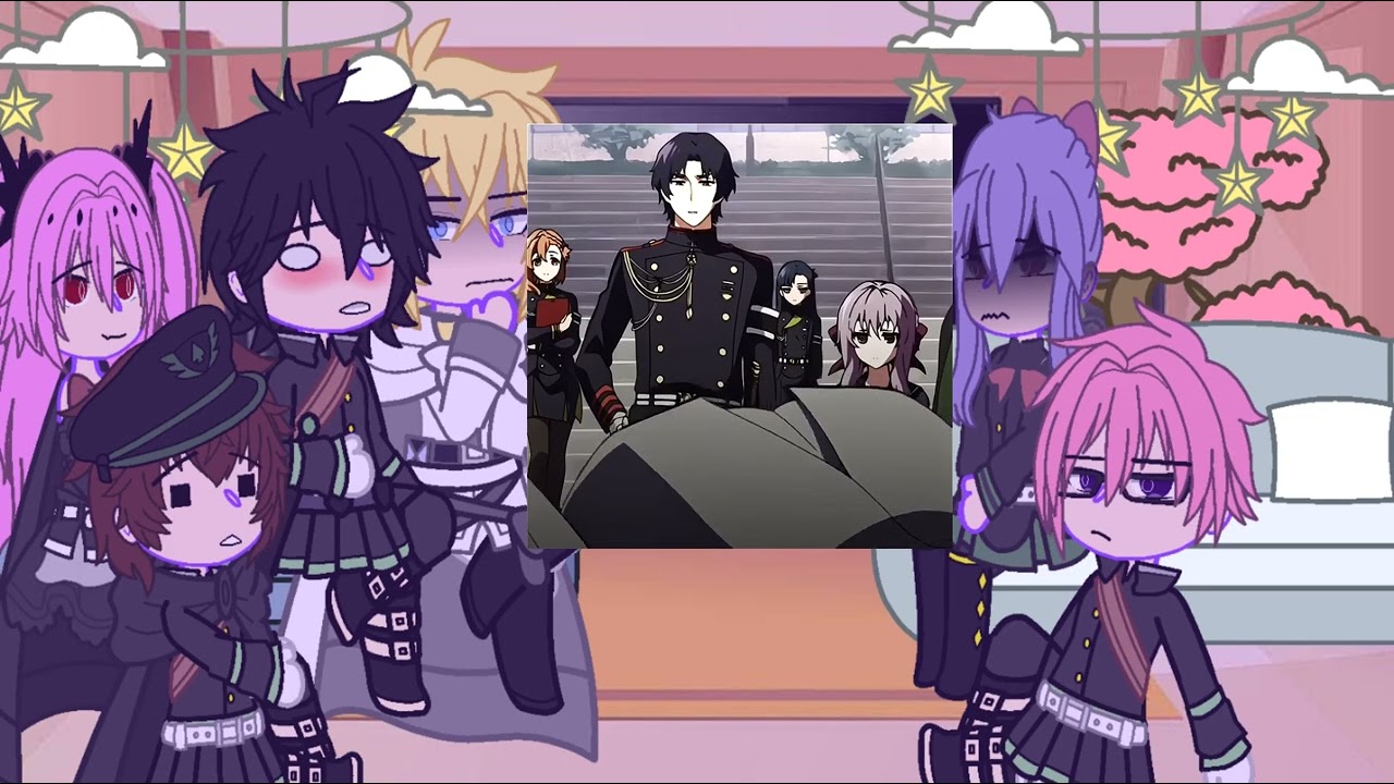 Past seraph of the end react/ pt 1 / mikaela and yuichiro / starshum / kinda lazy / gacha / mikayuu