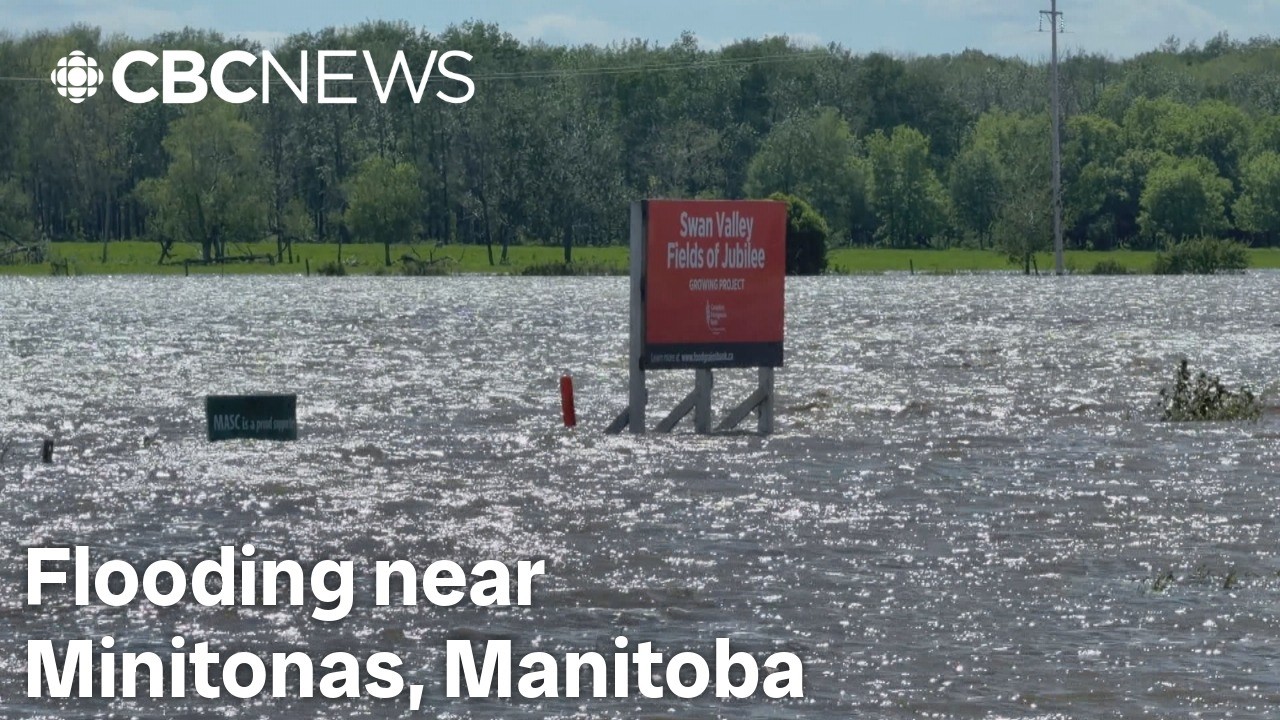 Flooding near Minitonas, Man.
